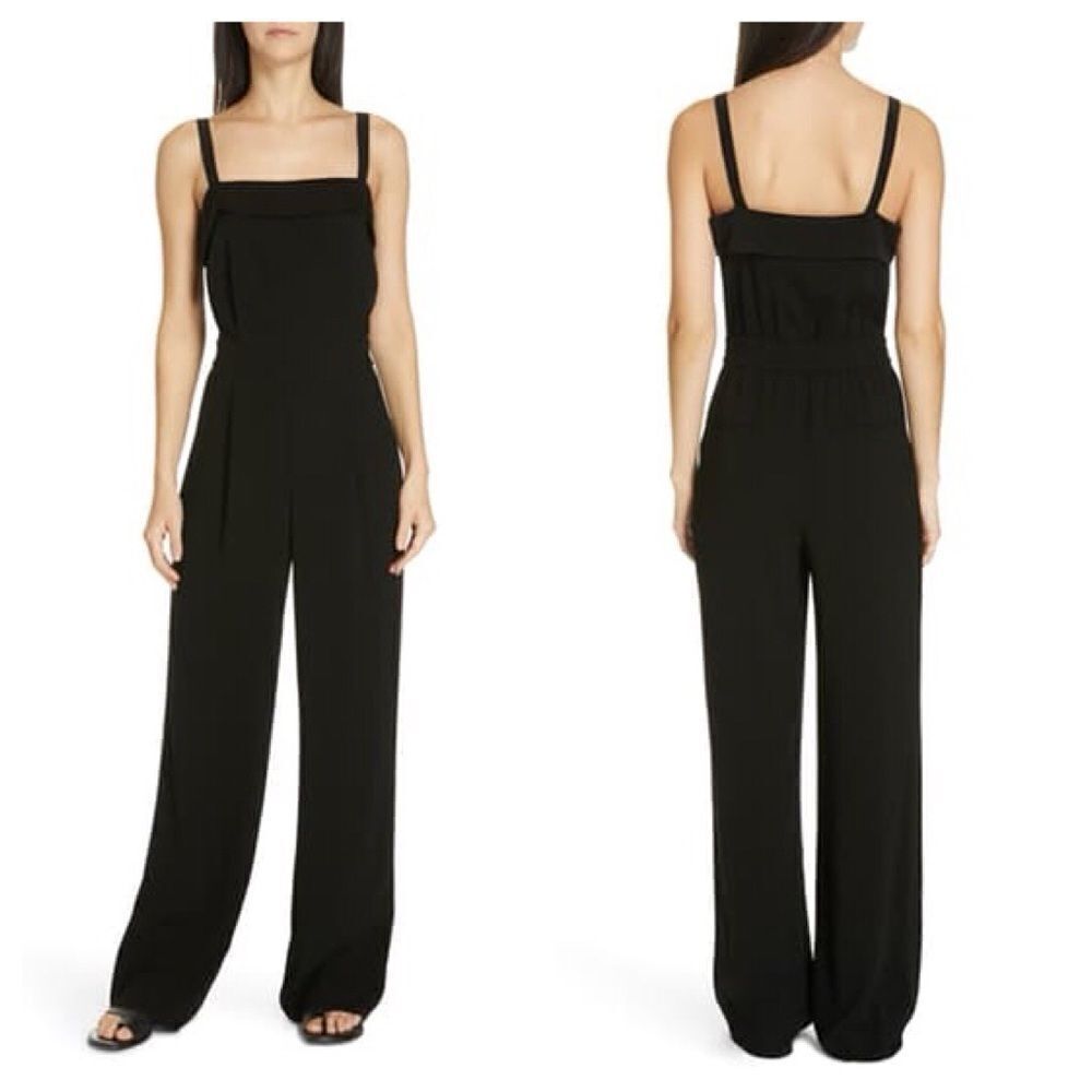 Vince Sleeveless Tuxedo Jumpsuit Size 4